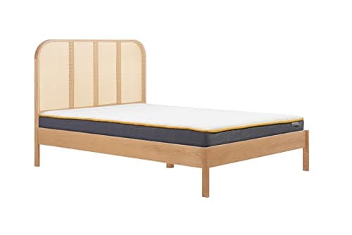 Image of Birlea Margot King Rattan Bed Oak