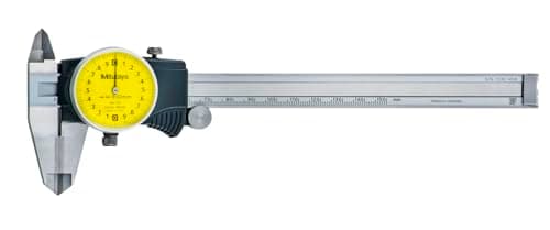 Image of Mitutoyo 505-735 D15TXWW Dial Caliper, ID, OD Carbide, 0 mm-150 mm, 0.02 mm