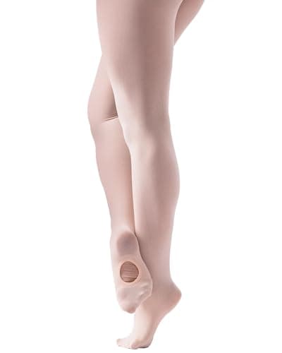 Image of Silky Dance High Perf Convertible Ballet Tights For Women, Pink, Medium