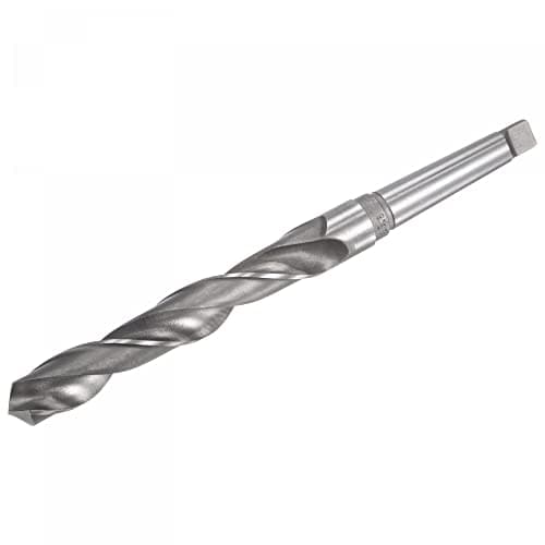 Image of sourcing map 22.5mm High-speed Steel Twist Bit Extra Long Drill Bit with MT2 Morse Taper Shank, 260mm Overall Length