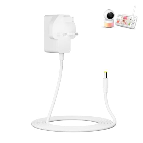 Image of 5V Charger Compatible with Vtech Baby Monitor VM5463 VM5463-2 VM3250 VM3250-2 VM3254 DM221 DM223 Parents Unit Video Cameras Replacement Power Adapter AC Power Supply