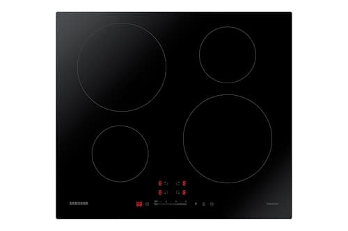 Image of Samsung Induction Hob with 4 Cooking Zones, With Touch Control, Colour: Black, Material: Ceramic Glass, NZ64H37070K