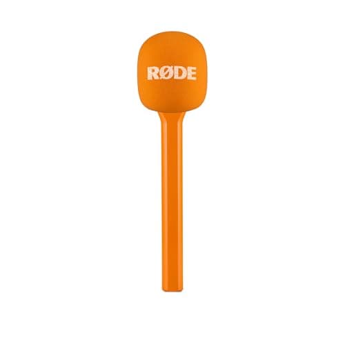 Image of RØDE Interview GO Handheld Adaptor for RØDE Wireless Microphones (Orange)