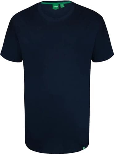 Image of Duke Men's D555 Tees Flyers Premium Cotton Crew Neck T-shirts-Blue-5XL