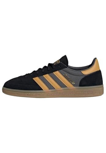 Image of Originals Handball Spezial Trainers in Black & Red by adidas