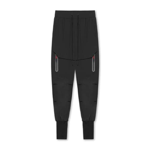 Image of Stretch Cargo Trousers Mens Pleated Trousers for Men Black, M