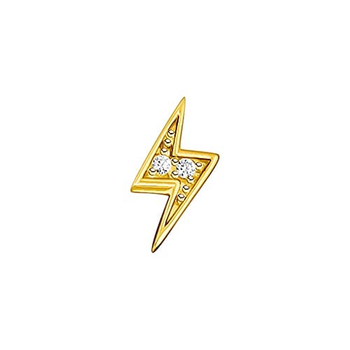 Image of THOMAS SABO Single ear stud flash gold 925 Sterling Silver, 18k Yellow Gold Plating