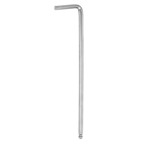 Image of sourcing map Ball End Hex Key Wrench 4mm L-Shape Extra Long Arm Hexagon Metric Wrenches Chrome Vanadium Steel Repairing Tool for Home Repair