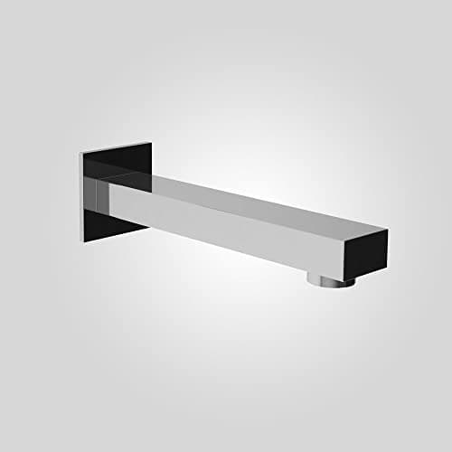 Image of Square Wall Mounted Bath Spout Chrome