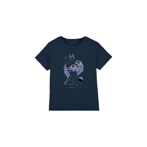 Image of Star Wars Death Star Defenders Unisex Kids T Shirt, Navy, 3-4 Years