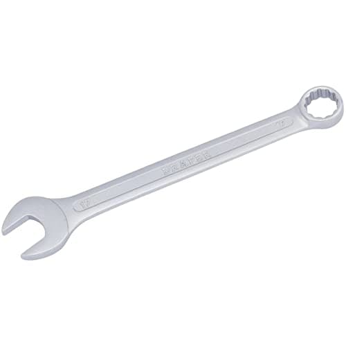 Image of Draper Redline 17mm Combination Spanner | Chrome Vanadium Steel Hand Tool |Metric Manual Plated Tools | 68039