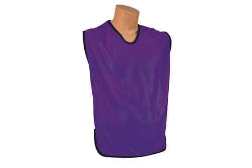 Image of Samba Mens Mesh Training Bibs - Pack of 10 Purple Size Large 50" Chest - Lightweight & Breathable - Team Sports Football Rugby Hockey