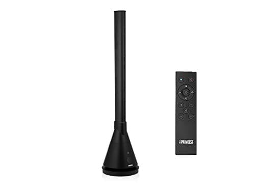 Image of Princess Smart Heating & Cooling Tower - Oscillating Tower Fan, with Remote Control or Free HomeWizard Climate App, 2000 W, 4 Heat Settings, 10 Power Levels, 56 dB, for Summer & Winter