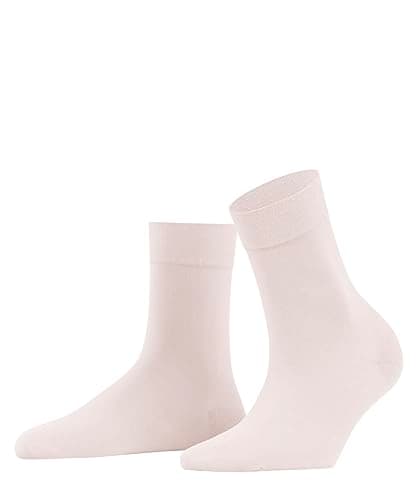 Image of FALKE Women's Fine Softness 50 DEN W So Semi-Opaque Plain 1 Pair Socks, Pink Light 8458, 2.5-5