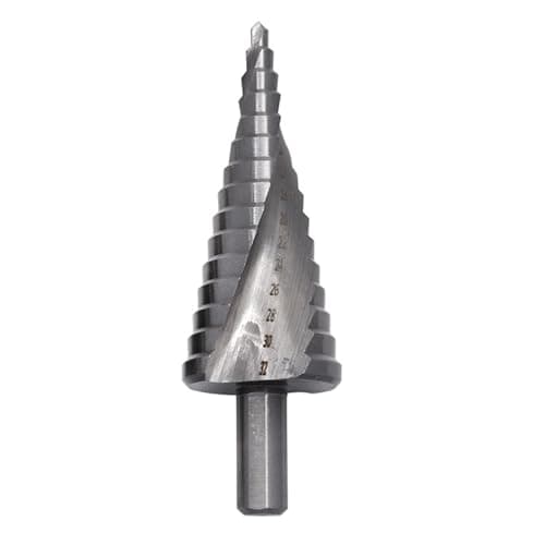 Image of Metal Step Drill Bit Set for Hard Steel,Multi-Size(4-32mm) Cone Drill Bits Hole Cutter,Cone Cutters for Metal,for Wood, Stainless Steel(Grey)