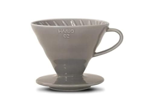 Image of Hario V60 Ceramic Coffee Dripper Grey - Size 02