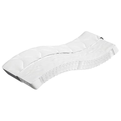 Image of vidaXL Pocket Spring Mattress 90x220 cm - Medium Firm Support, Breathable Fabric, Multiple Comfort Layers, Easy Clean Cover
