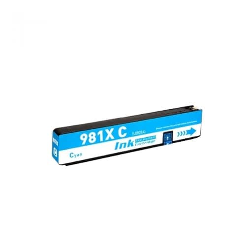 Image of BEIBEINOYA Ink Cartridge 981A 981X 981x Compatible With PageWide Enterprise Color 556xh 556dn 556MFP 586dn 586f 586z 586MFP E58650(1PCS CYAN)