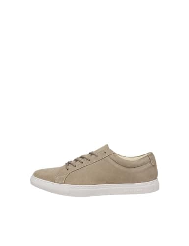 Image of JACK & JONES Galaxy Suede Suede Men's Plaza Taupe Trainers - UK 8