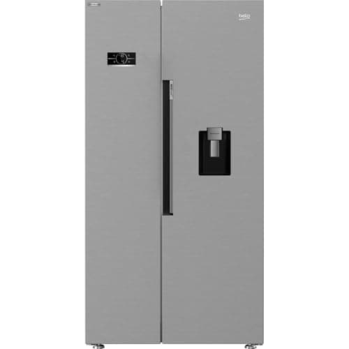 Image of Beko American Style Fridge Freezer 70/30 NeoFrost - Stainless Steel - ASD2442VPS