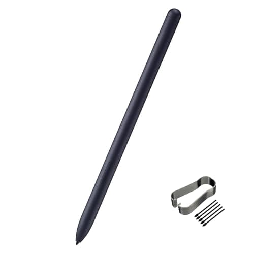 Image of PCTC Tab S7 S Pen Replacement Stylus Pen for Samsung Galaxy Tab S7 / S7+ Plus /S7 FE SM-T870 SM-T875 SM-T876 Stylus + Tips/Nibs (NoBluetooth)(Mystic Black)