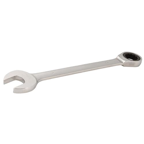 Image of Dapetz ® Fixed Head Ratchet Spanner 32mm, Ratcheting Combination Wrench Metric Chrome Vanadium Steel Forged Combination Wrench Open End Spanner, 72-Tooth Ratchet