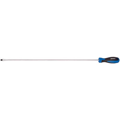 Image of Draper 63413 Engineer's Plain Slot 6.0mm Flared Tip Screwdriver, 450 mm Blade Length