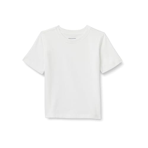 Image of Amazon Essentials Boys' Short-Sleeve T-Shirts, White, 11-12 Years