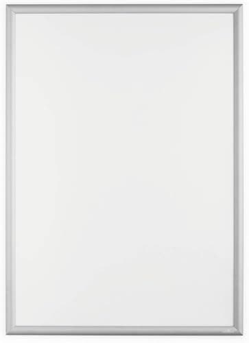 Image of Durable A1 Aluminium Snap Frames - Wall Mountable with Self-Adhesive Pads or Screws - Silver - Pack of 1 - Ideal for Displaying Menus, Posters, and More