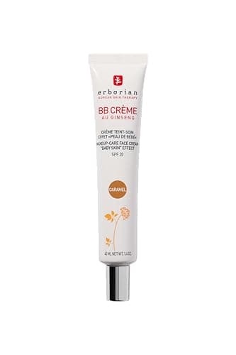 Image of Erborian - BB Cream With Ginseng - Complexion Cream - "Baby Skin" Effect - Korean Cosmetic Treatment 5 -In -1 For SPF 20 - Caramel 40 ml