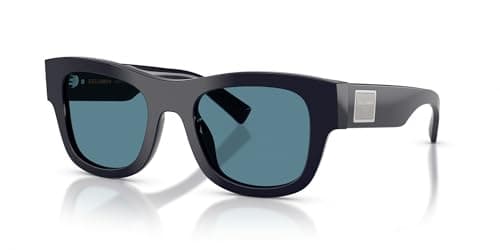 Image of Grey Dolce & Gabbana Round Sunglasses, 309480 - Blue - Grey, 52