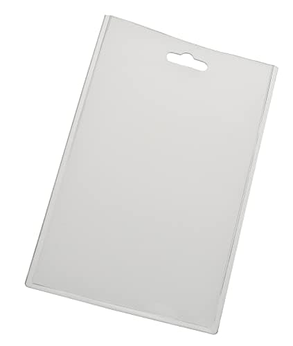 Image of EUROPEL ID Holder Badges & Blank Card Insert Sheets, Closed, Transparent (Pack of 24) | Vertical ID Card Holder for School, Colleges, Offices & Corporate Event | 60 x 90 mm, 121292