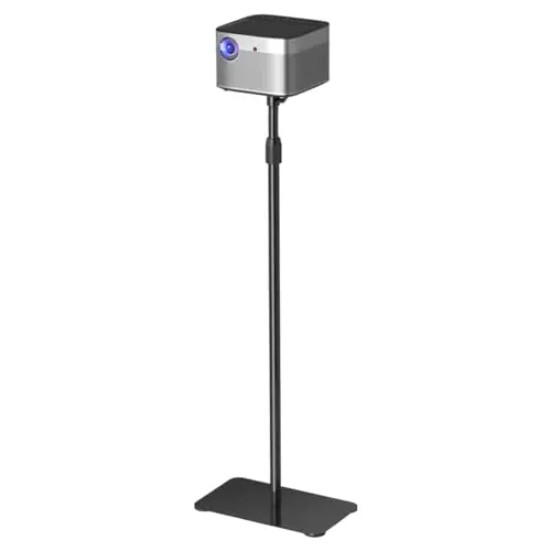 Image of suptek Projector Stand Floor Mount - Adjustable Height 1015 to 1385mm Universal Ceiling Mount With 360 Degree Rotation, PR001F