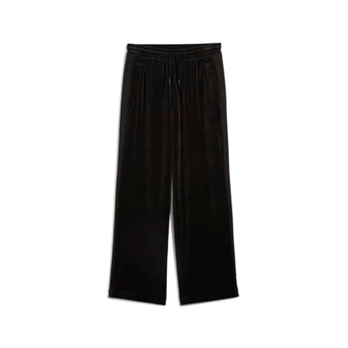 Image of PUMA Men's T7 Oversized Velour Track Pants, Puma Black, Large