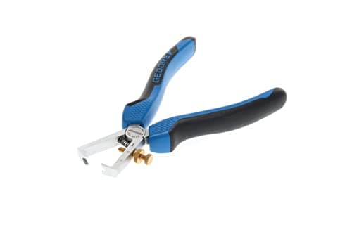 Image of GEDORE Stripping pliers, Adjustable for 0.8-6.0 mm² wire, With opening spring and set screw, 8098-160 JC