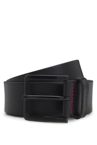 Image of HUGO Men's Gionio_sz40 Belt, Black (Black 001), 36 (Manufacturer size: 80)