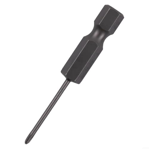 Image of 50mm Screwdriver Bit with 1/4 Inch Hex Shank for PH00 PH0 PH1 PH2 Screw Types Used on Power and Handheld Drilling Tools (PH00x50x1.6)
