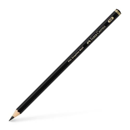 Image of Faber-Castell Art & Graphic Pitt Graphite Matt Pencil, HB, for Art, Craft, Drawing, Sketching, Home, School, University, Colouring