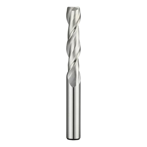 Image of 11x105mm,1pcs HSS Long Length 2 Flute End Mill, Long Reach Neck Cutter for Deep Slot Milling, Aluminum, Plastic, for CNC & Manual Mill DRINYOUNG (2-Flute, 11mm Extended)