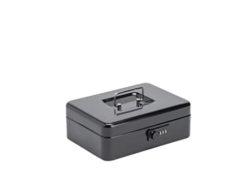 Image of Sterling CB03CBK 10" Combination Lock Cash Box - Black