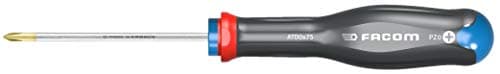 Image of Facom ATD0x75 PROTWIST Screwdriver Ball for POZIDRIV Phillips Screws - Short Blades