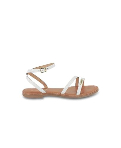 Image of Les Tropéziennes par M. Belarbi Women's Hanak Sandal City Shoes, White, 7.5 UK