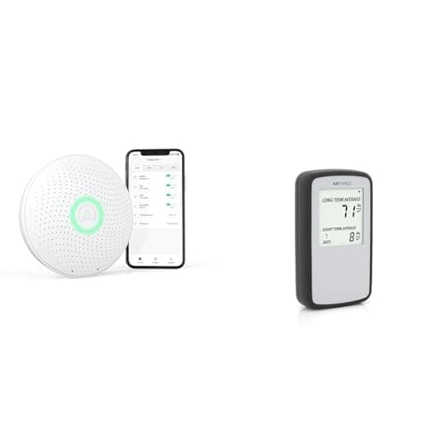 Image of Airthings 2930 Wave Plus - Radon and Air Quality Monitor with CO2, VOC, Air Pressure & Corentium Home Radon Detector - 224 Portable, Lightweight, Easy-to-Use