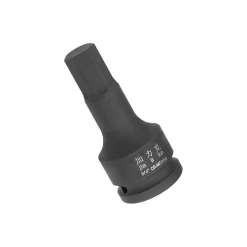 Image of TA-VIGOR Impact Hex Bit Socket, 3/4" Drive x H19 (19mm) Allen Key Socket, Premium CR-MO Steel Bits, Hex Bit with 100mm Length for Torque Wrench, Ratchet Wrench, Impact Power Drills