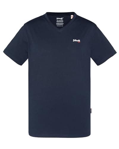 Image of Schott NYC Tscasualv Men's T-Shirt, Blue, XL