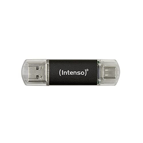 Image of Intenso Twist Line 256 GB, Dual USB 3.2 Gen 1x1, USB-C and USB-A, 70 MB/s, Anthracite