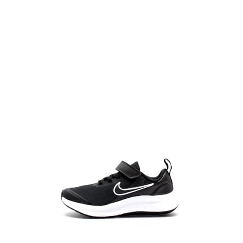Image of Nike Unisex Kids Star Runner 3 Gymnastics Shoe, Black Dk Smoke Grey Dk Smoke Grey, 3.5 UK