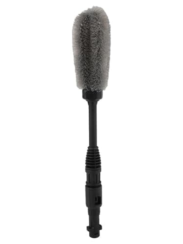 Image of EasyByMall Wheel Wash Brush for Karcher K2 K3 K4 K5 K6 Pressure Washers, 360 Degree Water Distribution Cleaning Tool with PA66 Bristles