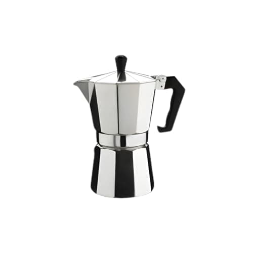 Image of Italian Espresso Coffee Moka Pot Stove Top Coffee Maker, Aluminum Classic Filter Espresso Percolator for Italian & Cuban Coffee Brewing, for Home Kitchen & Camping (2 cup / 100 ml)