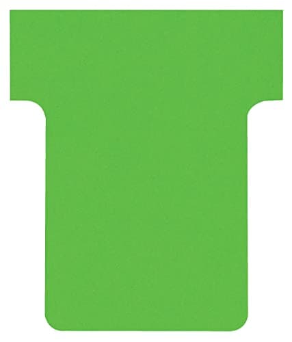 Image of Nobo Card Board Accessory T-Cards, Size 1.5, Pack of 100 Green